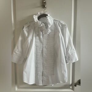 KMJ Bontina TUX White ~ Ruffle